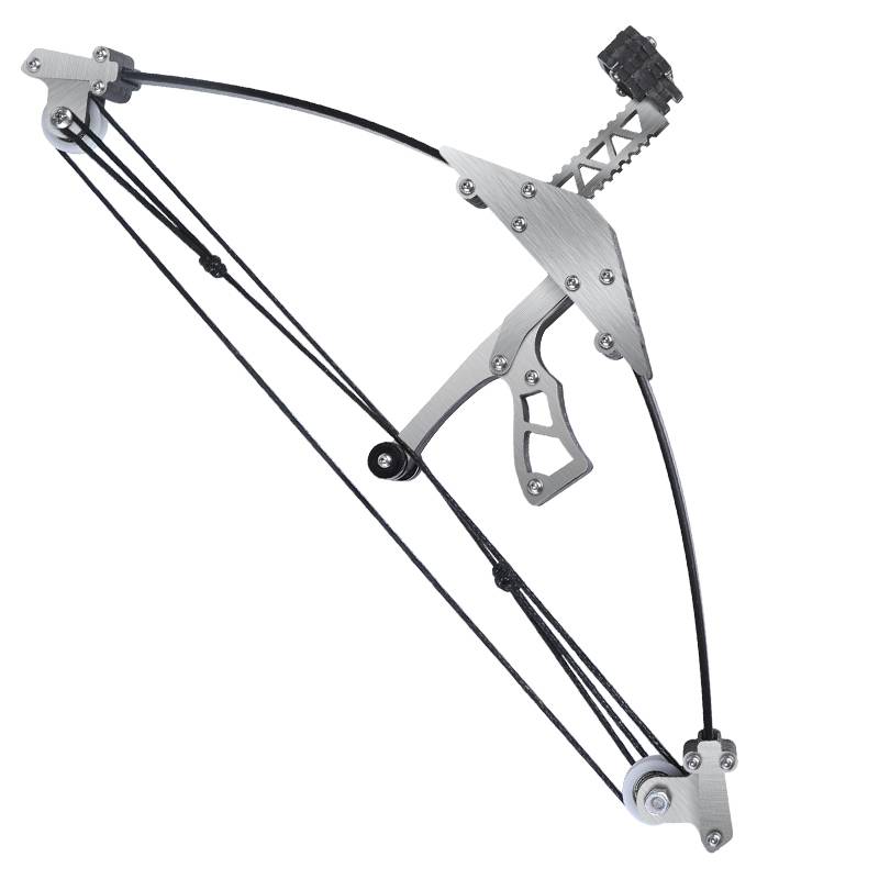 Alloy naked bow + 2 bamboo arrows